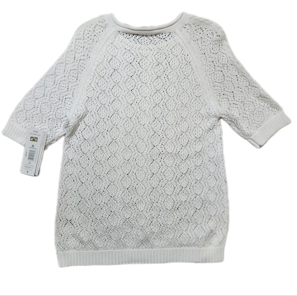 Peter Nygard Knit Shirt White Size M, NWT - Picture 2 of 6